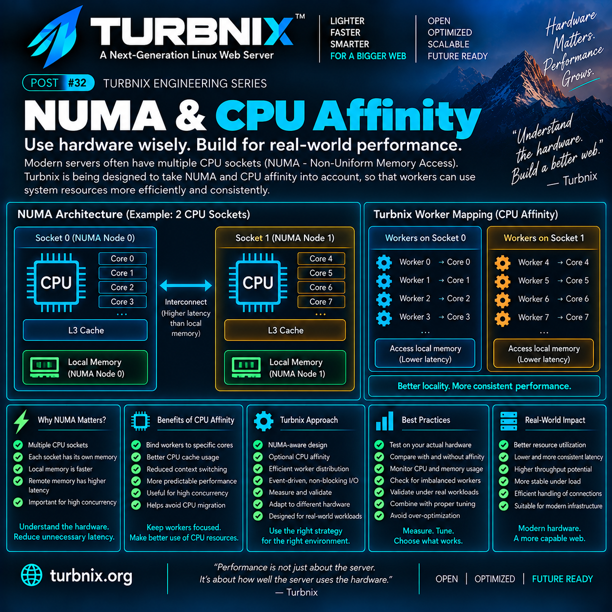 Turbnix Engineering Series #32: NUMA & CPU Affinity