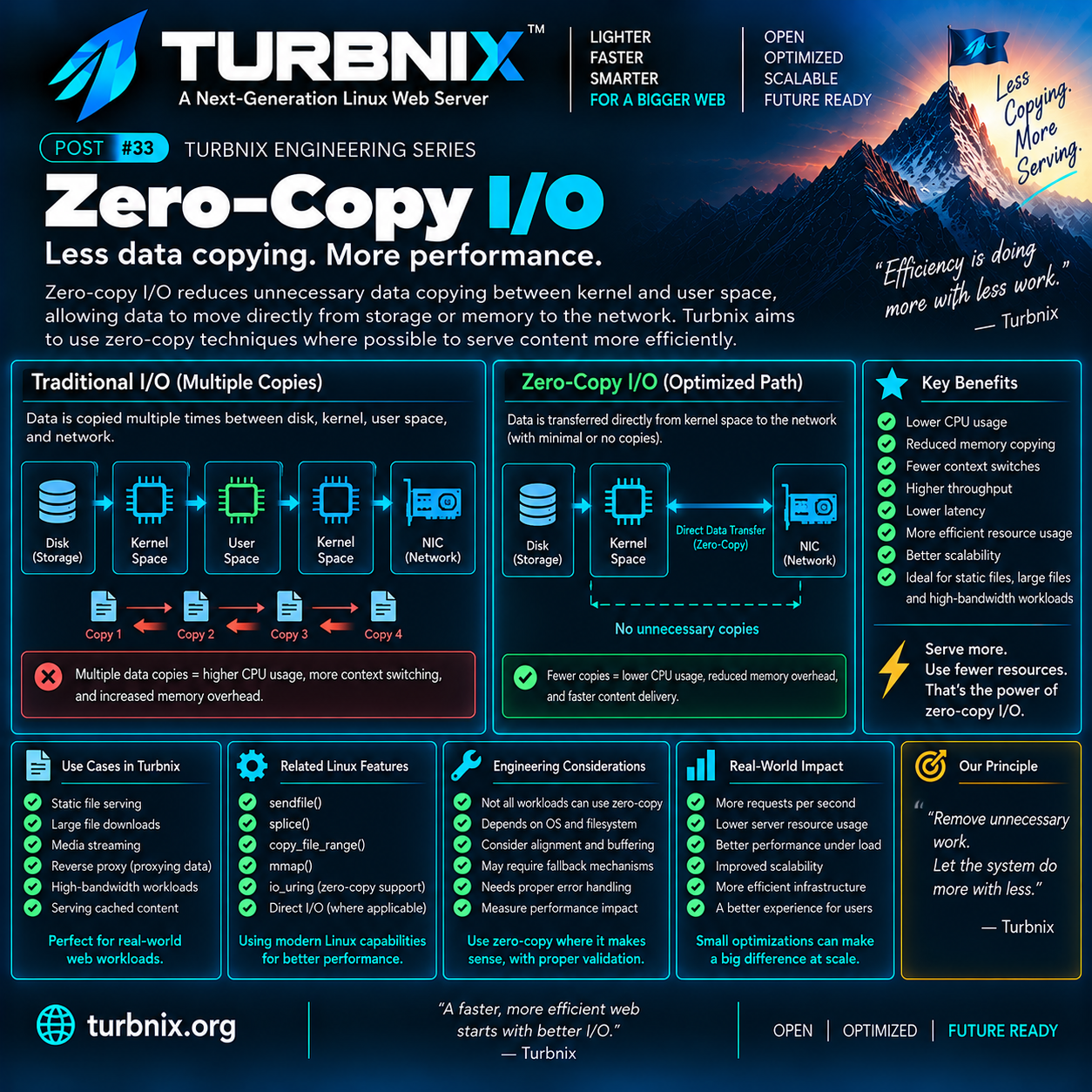 Turbnix Engineering Series #33: Zero-Copy I/O
